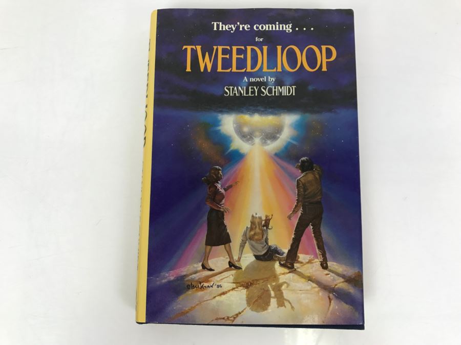 Signed First Printing 1986 Hardcover Book TWEEDLIOOP By Stanley Schmidt [Photo 2]