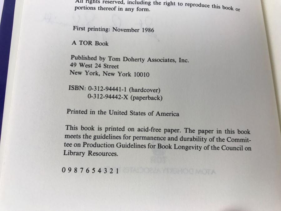 Signed First Printing 1986 Hardcover Book TWEEDLIOOP By Stanley Schmidt [Photo 9]