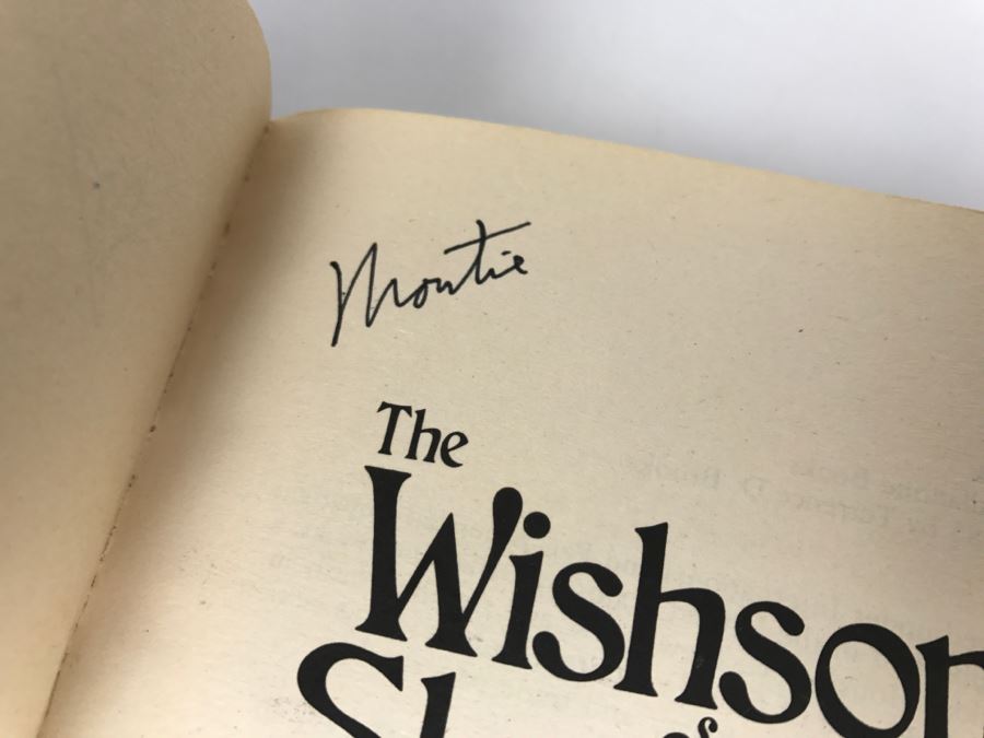 Signed First Edition 1985 Paperback Book The Wishsong Of Shannara By Terry Brooks [Photo 7]