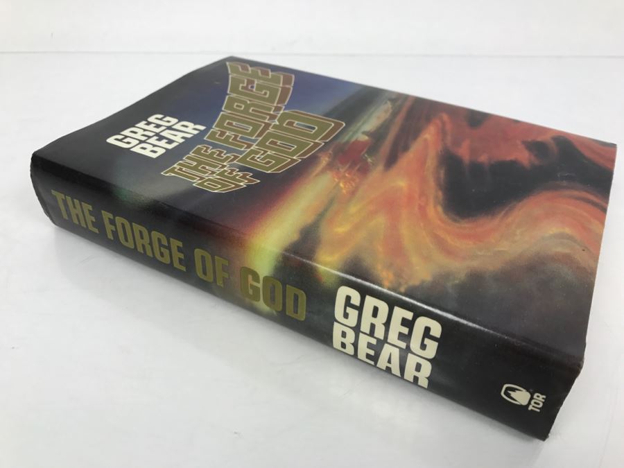 Signed First Printing 1987 Hardcover Book The Forge Of God By Greg Bear [Photo 3]