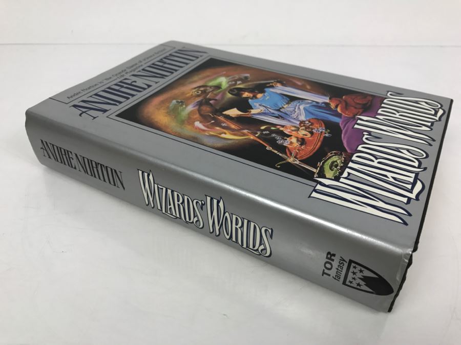 Signed First Edition 1989 Hardcover Book Wizards' Worlds By Andre Norton [Photo 3]