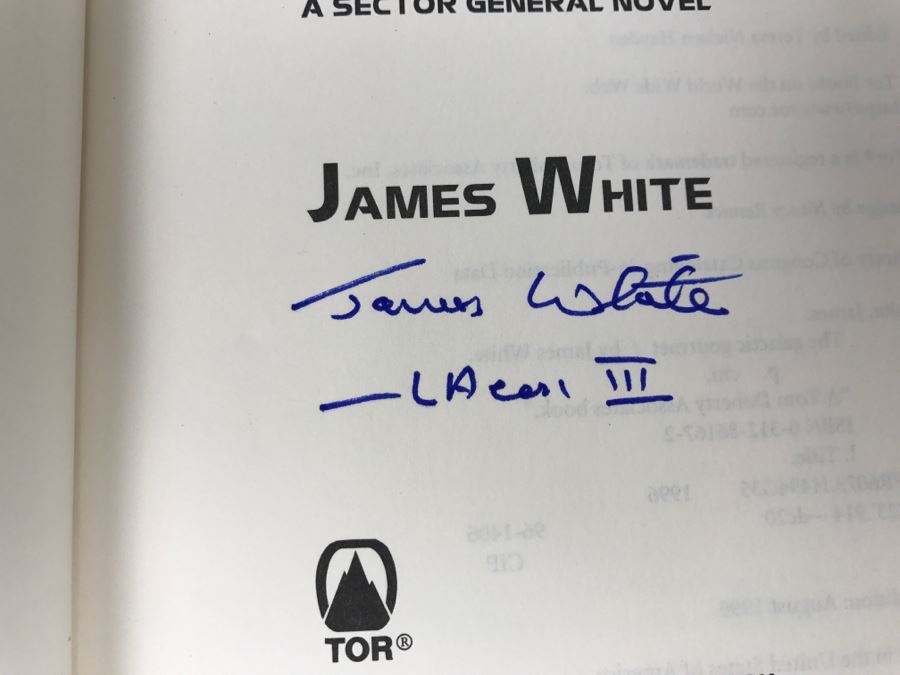 Signed First Edition 1996 Hardcover Book The Galactic Gourmet By James White [Photo 7]