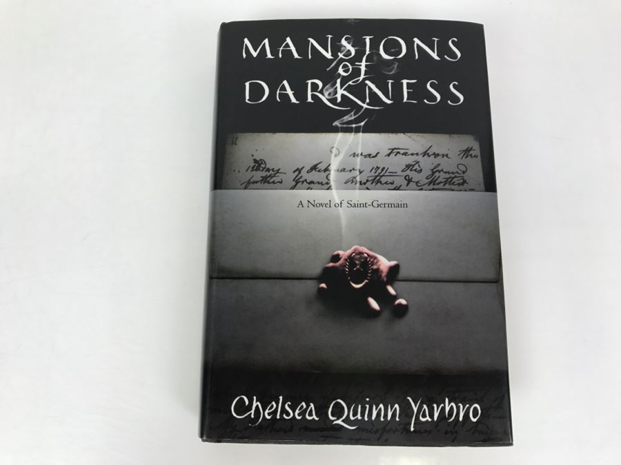 Signed First Edition 1996 Hardcover Book Mansions Of Darkness By Chelsea Quinn Yarbro [Photo 2]