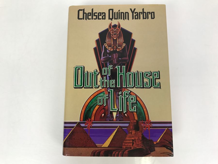 Signed First Edition 1990 Hardcover Book Out Of The House Of Life By Chelsea Quinn Yarbro [Photo 2]