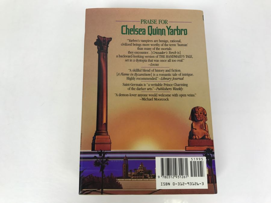 Signed First Edition 1990 Hardcover Book Out Of The House Of Life By Chelsea Quinn Yarbro [Photo 4]