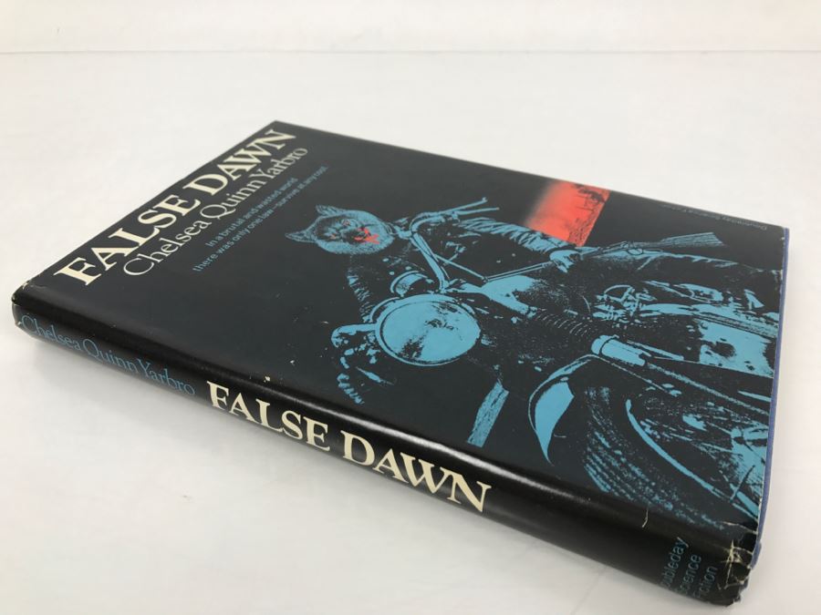 Signed Hardback Book False Dawn By Chelsea Quinn Yarbro [Photo 3]