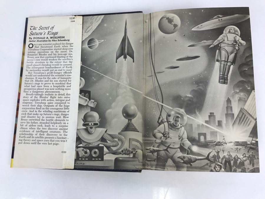 Vintage 1954 First Edition Hardcover Book The Secret Of Saturn's Rings ...