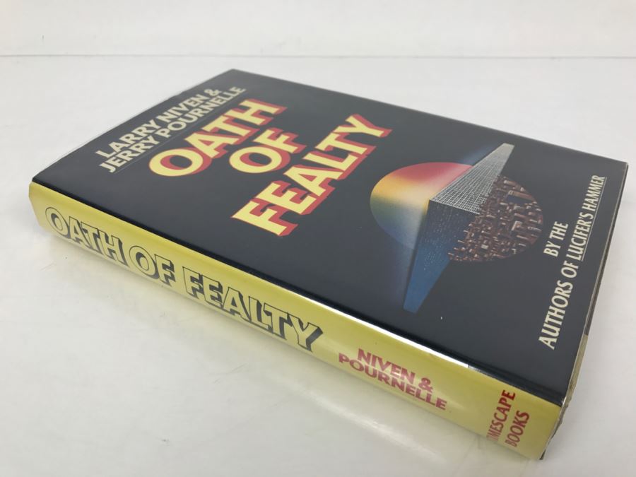 Signed Hardcover Book Oath Of Fealty By Larry Niven And Jerry Pournelle (Signed By Both Authors) [Photo 3]