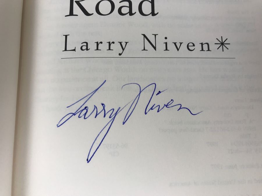 Signed First Edition 1997 Hardcover Book Destiny's Road By Larry Niven [Photo 7]
