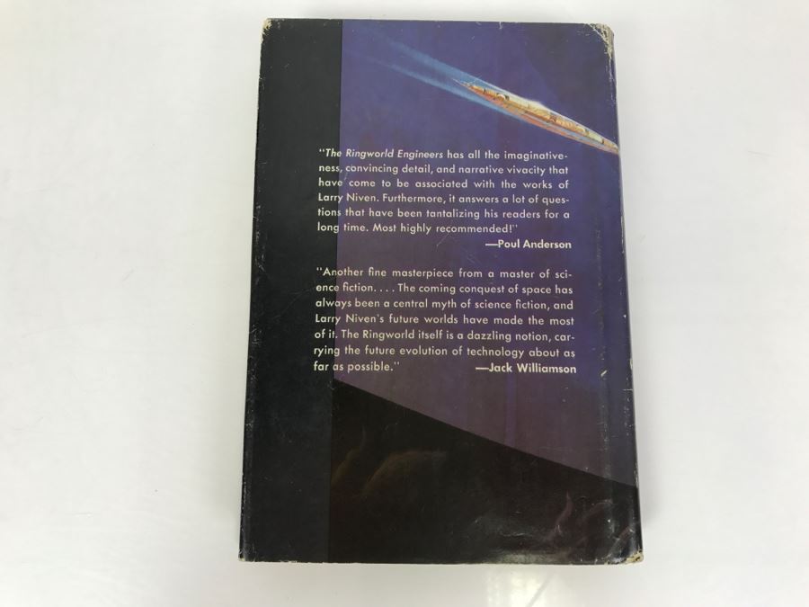 Signed Hardcover Book The Ringworld Engineers By Larry Niven