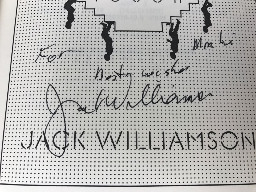Signed 1980 Hardcover Book The Humanoid Touch By Jack Williamson [Photo 7]