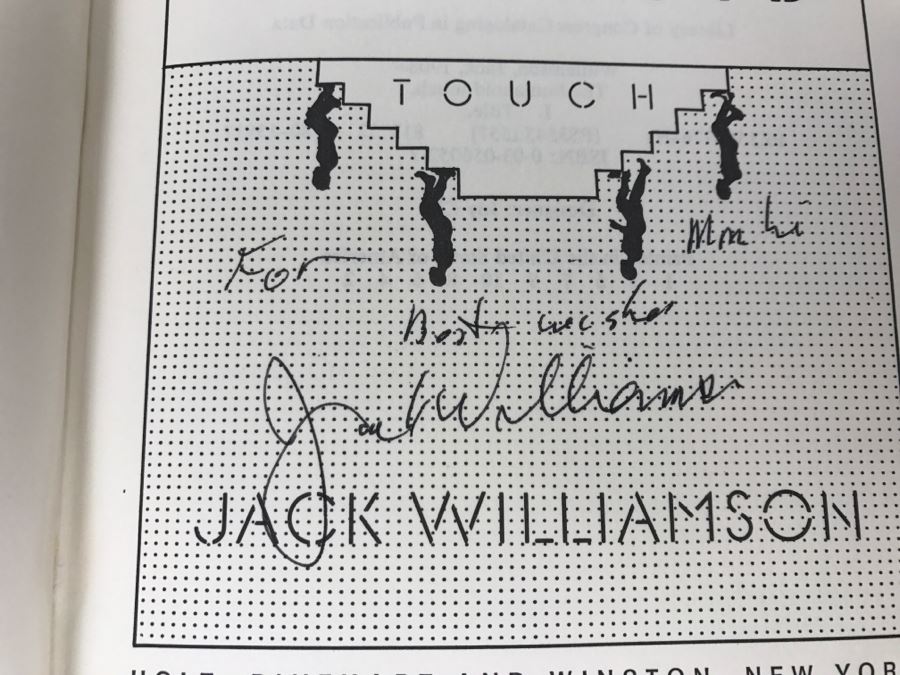 Signed 1980 Hardcover Book The Humanoid Touch By Jack Williamson [Photo 6]