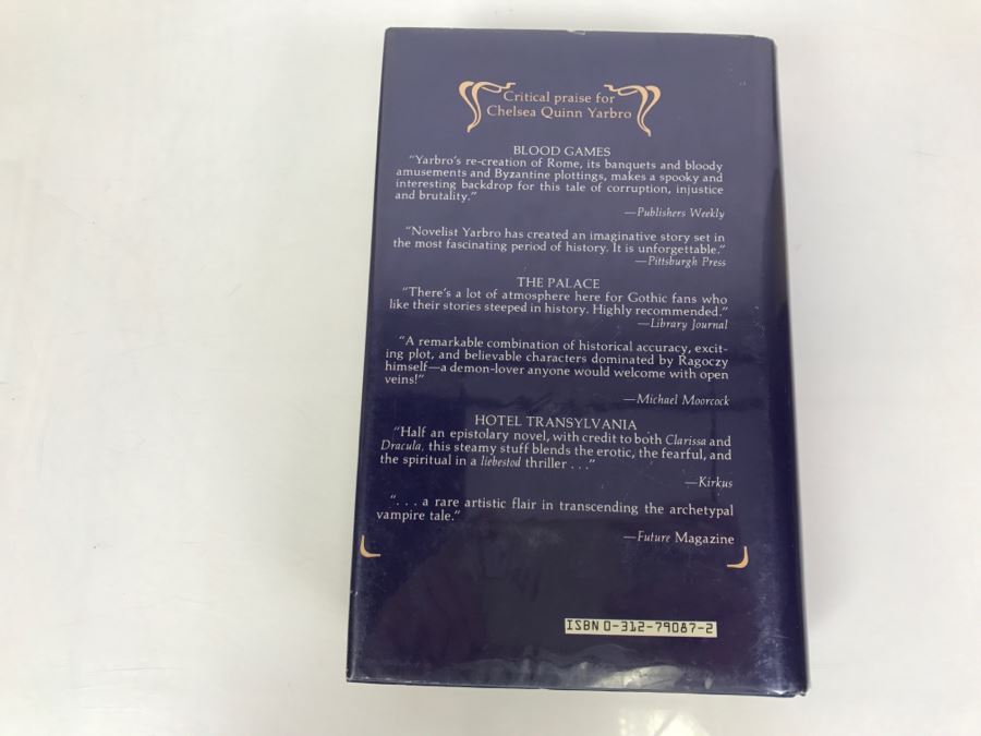 Signed Hardcover Book Tempting Fate By Chelsea Quinn Yarbro [Photo 4]