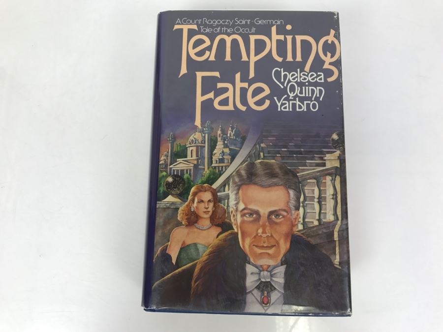 Signed Hardcover Book Tempting Fate By Chelsea Quinn Yarbro [Photo 2]