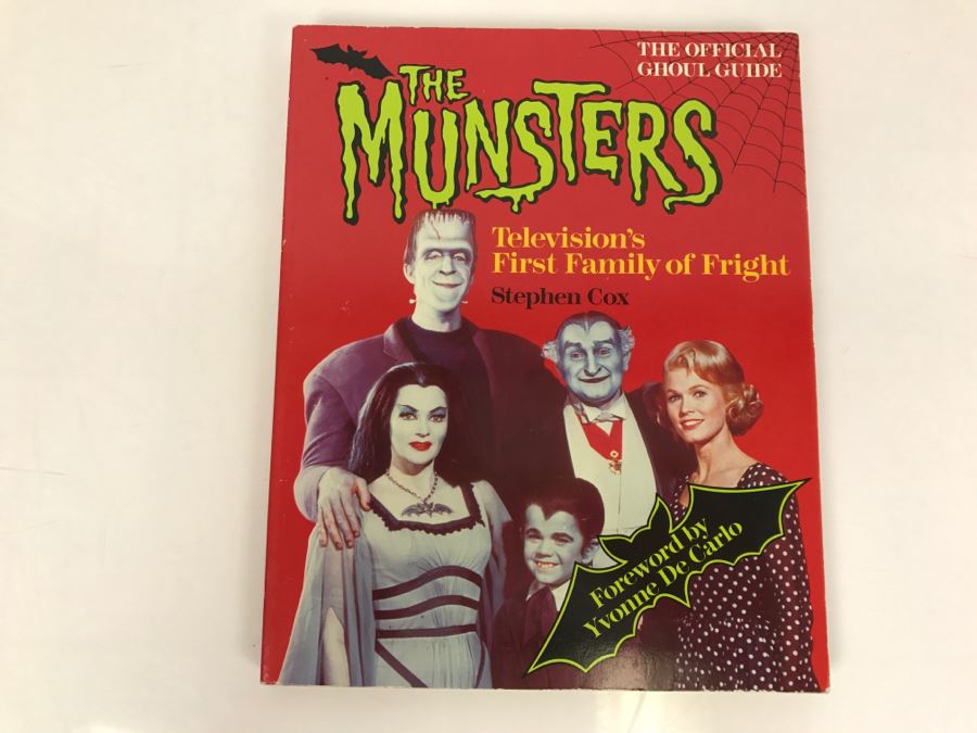 Vintage 1989 Book The Munsters Television's First Family Of Fright By Stephen Cox [Photo 1]
