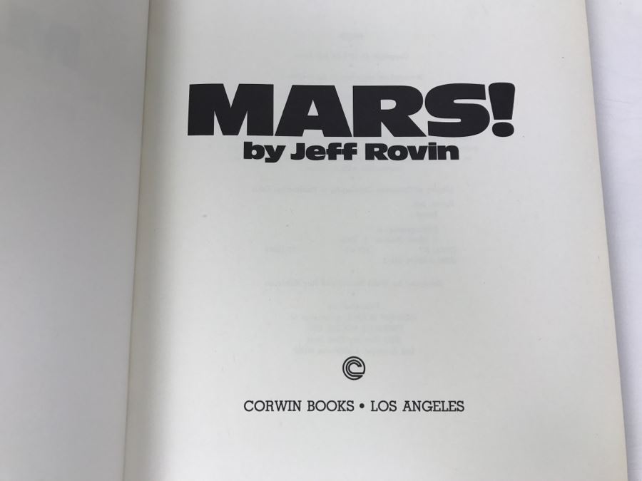 Vintage 1978 Hardcover Book MARS! By Jeff Rovin Into By Ben Bova [Photo 4]