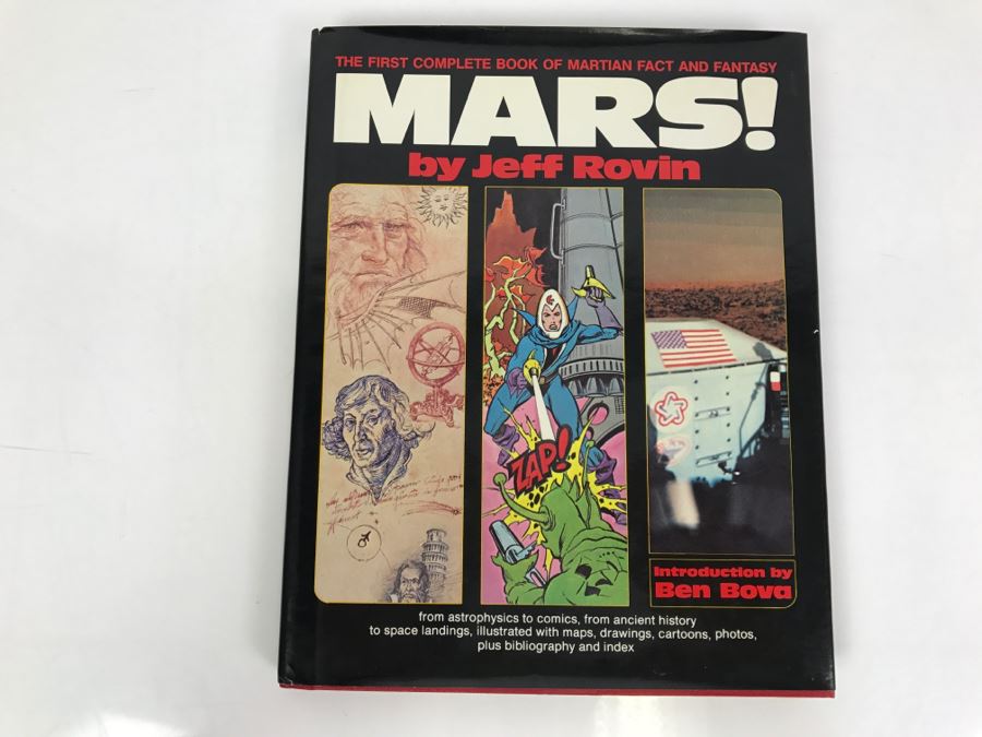 Vintage 1978 Hardcover Book MARS! By Jeff Rovin Into By Ben Bova [Photo 1]