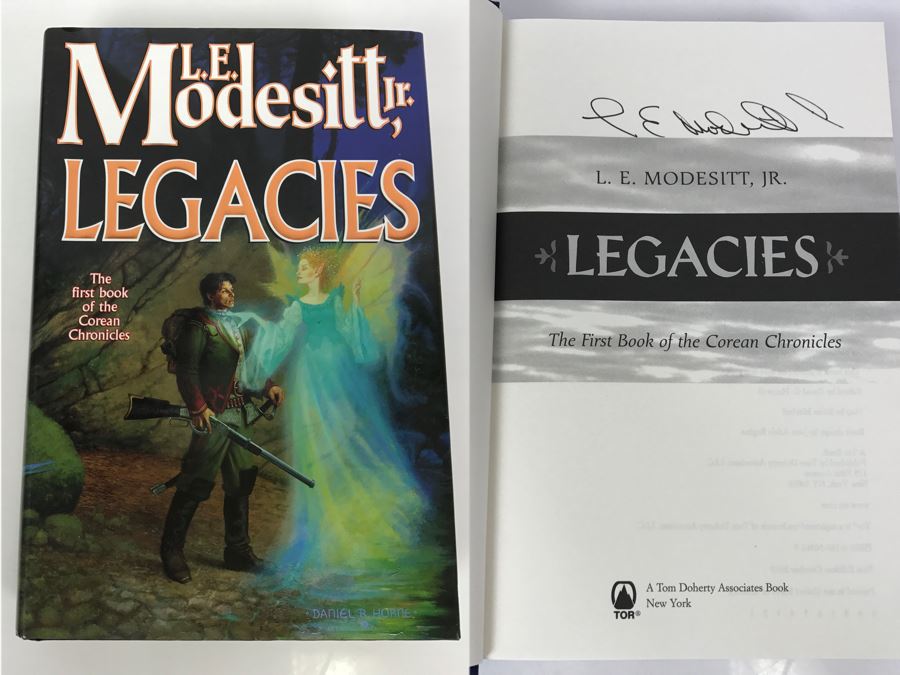 Signed First Edition 2002 Hardcover Book Legacies By L.E. Modesitt, Jr. [Photo 1]