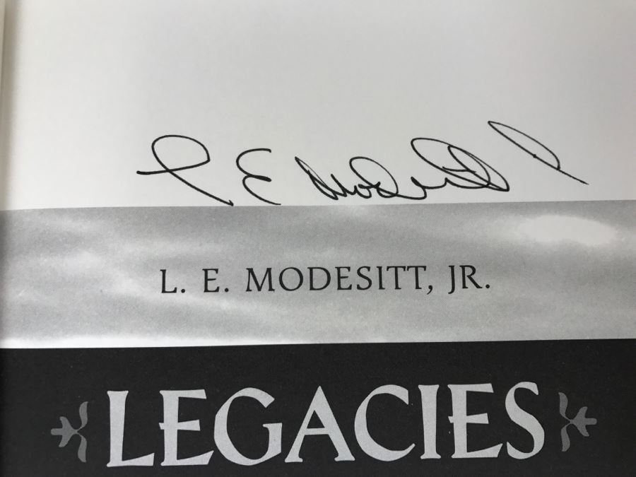 Signed First Edition 2002 Hardcover Book Legacies By L.E. Modesitt, Jr. [Photo 7]