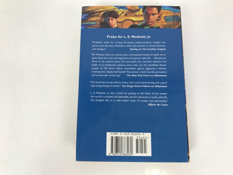 Signed First Edition 1999 Hardcover Book Gravity Dreams By L.E. Modesitt, Jr. [Photo 4]