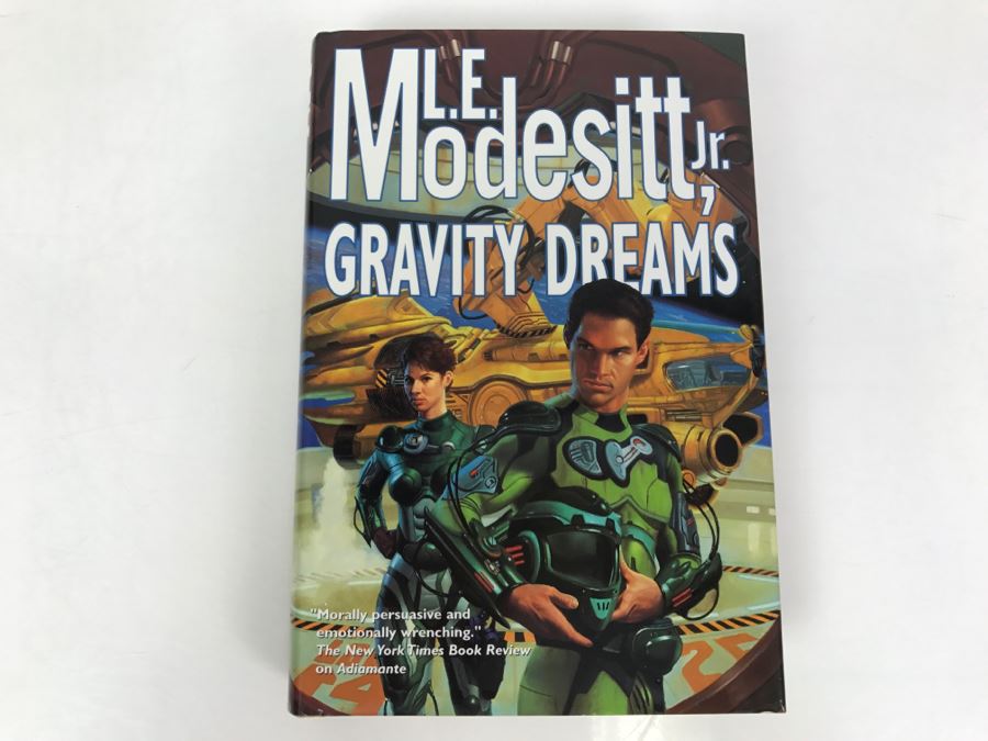 Signed First Edition 1999 Hardcover Book Gravity Dreams By L.E. Modesitt, Jr. [Photo 2]