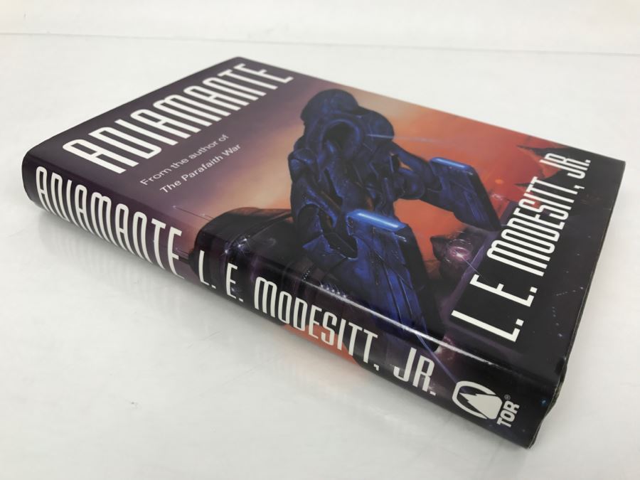 Signed First Edition 1996 Hardcover Book Adiamante By L.E. Modesitt, Jr. [Photo 3]