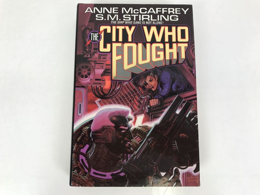 Signed First Printing 1993 Hardcover Book The City Who Fought By Anne McCaffrey And S.M. Stirling (Signed By S.M. Stirling) [Photo 2]