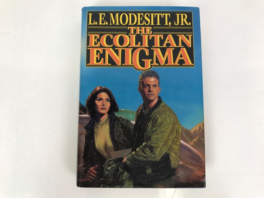 Signed First Edition 1997 Hardcover Book The Ecolitan Enigma By L.E. Modesitt, Jr. [Photo 2]