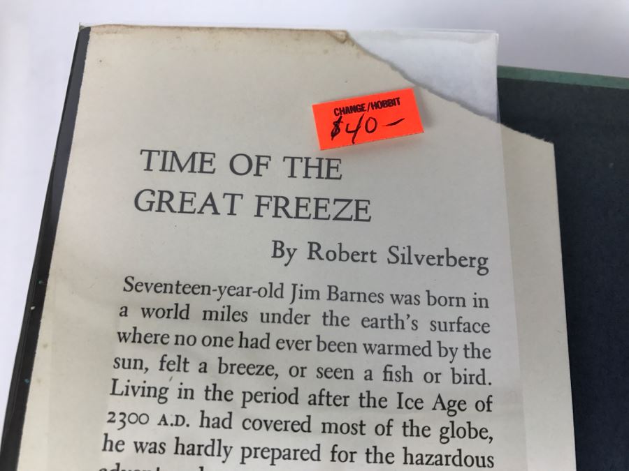 Signed First Edition 1964 Hardcover Book Time Of The Great Freeze By Robert Silverberg [Photo 10]