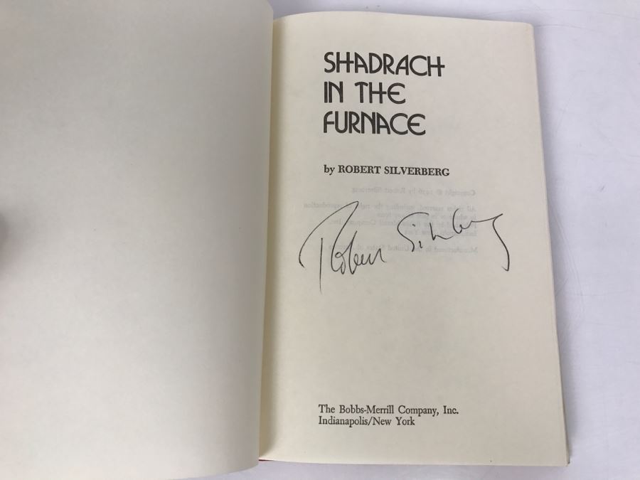 Signed Hardcover Book Shadrach In The Furnace By Robert Silverberg [Photo 5]