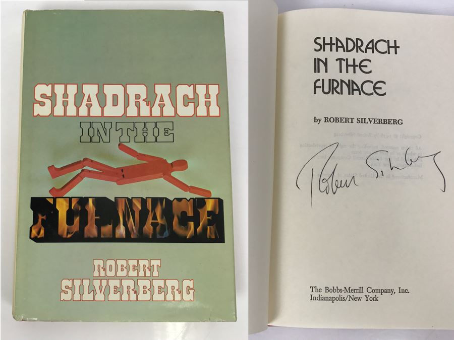 Signed Hardcover Book Shadrach In The Furnace By Robert Silverberg [Photo 1]