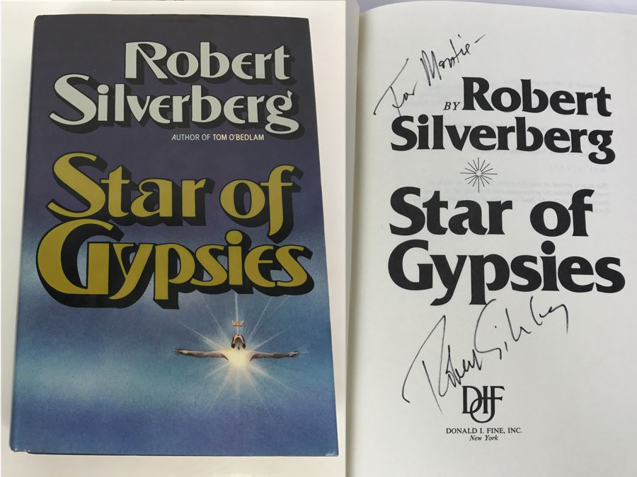 Signed Hardcover Book Star Of Gypsies By Robert Silverberg