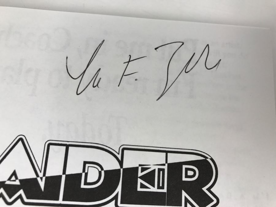 Signed First Printing 2002 Graphic Novel Raider From The Shadows By Thomas F. Zahler [Photo 8]