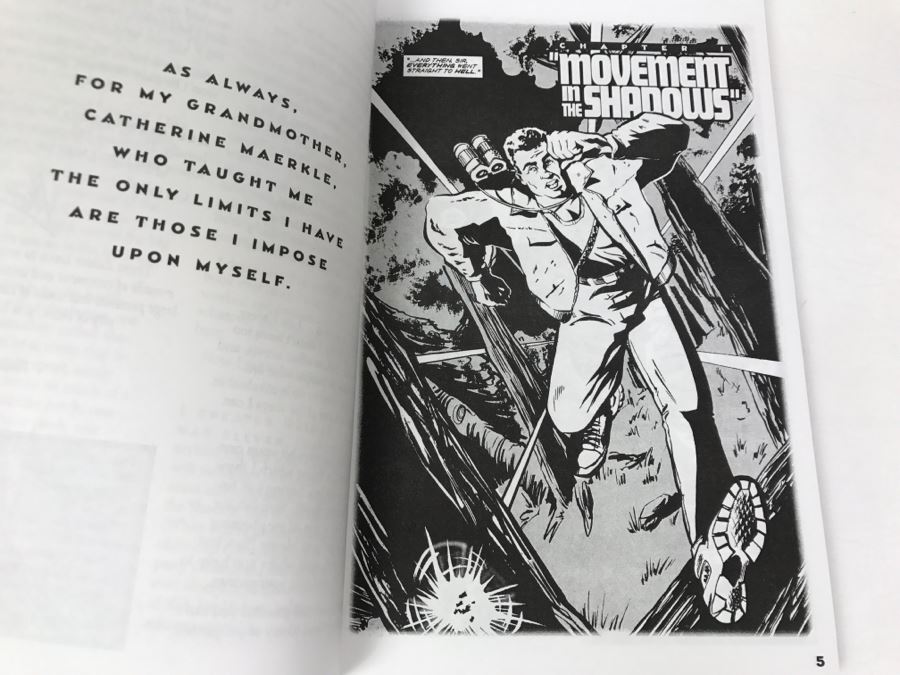Signed First Printing 2002 Graphic Novel Raider From The Shadows By Thomas F. Zahler [Photo 11]
