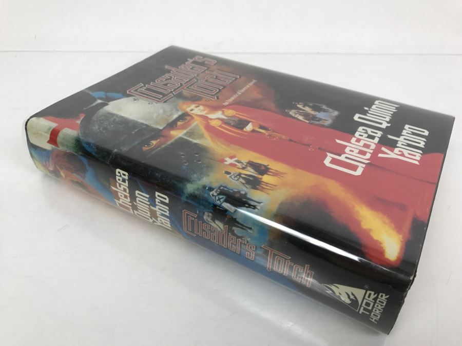 Signed First Edition Hardcover Book Crusader's Torch By Chelsea Quinn Yarbro [Photo 3]
