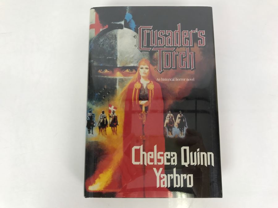 Signed First Edition Hardcover Book Crusader's Torch By Chelsea Quinn Yarbro [Photo 2]