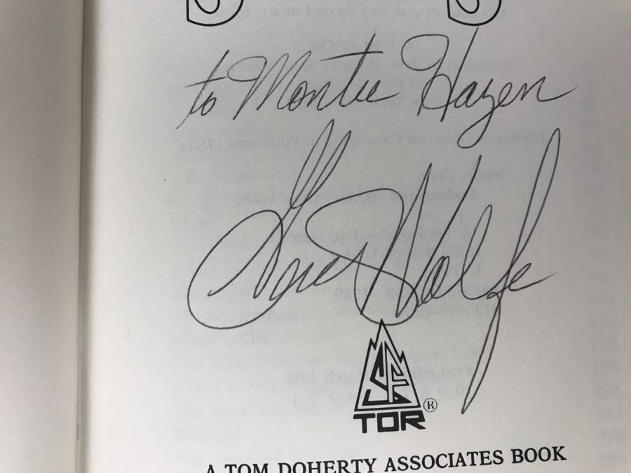 Signed First Edition 1989 Hardcover Book Endangered Species By Gene Wolfe [Photo 6]