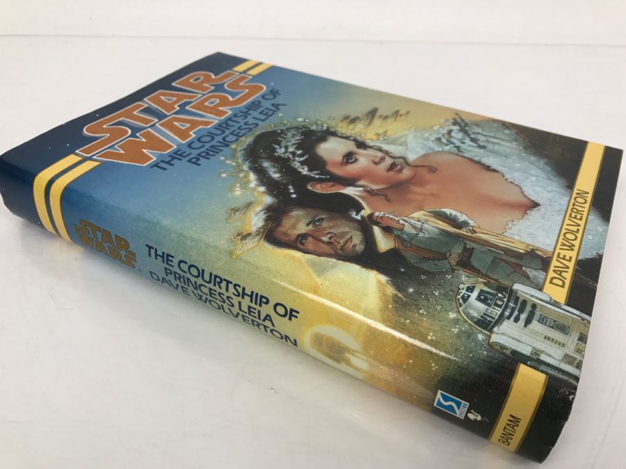 Signed 1994 Hardcover Book STAR WARS The Courtship Of Princess Leia By Dave Wolverton [Photo 3]