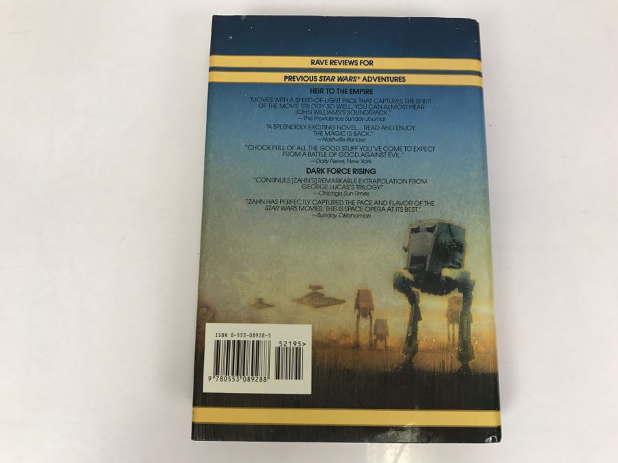 Signed 1994 Hardcover Book STAR WARS The Courtship Of Princess Leia By Dave Wolverton [Photo 4]