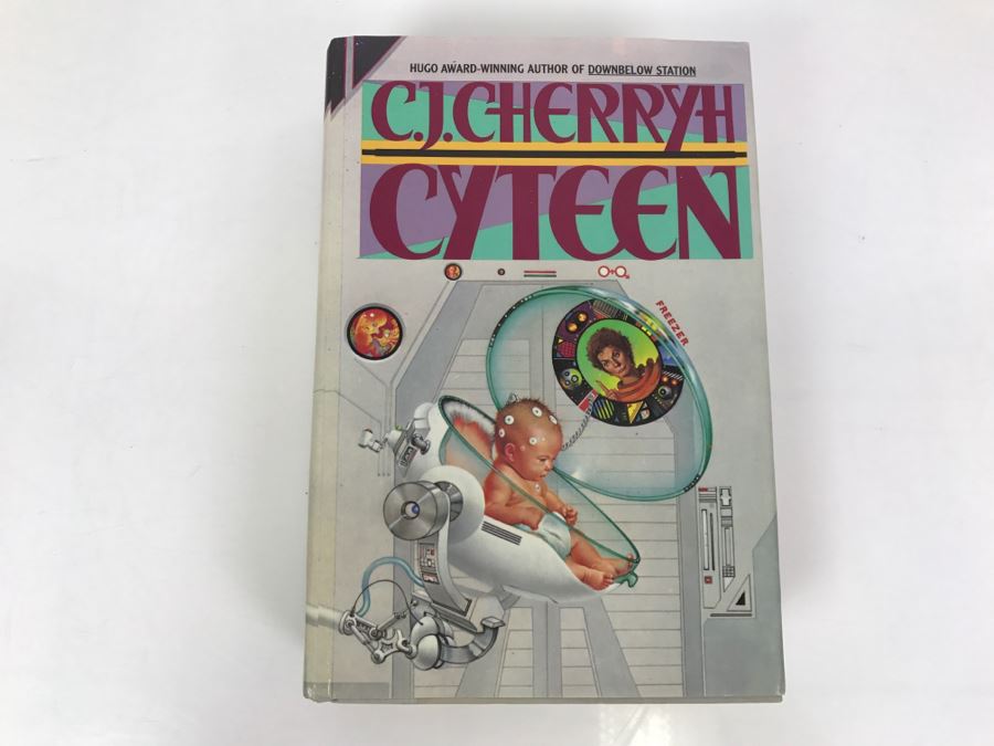 Signed First Printing 1988 Hardcover Book Cyteen By C.J. Cherryh [Photo 2]