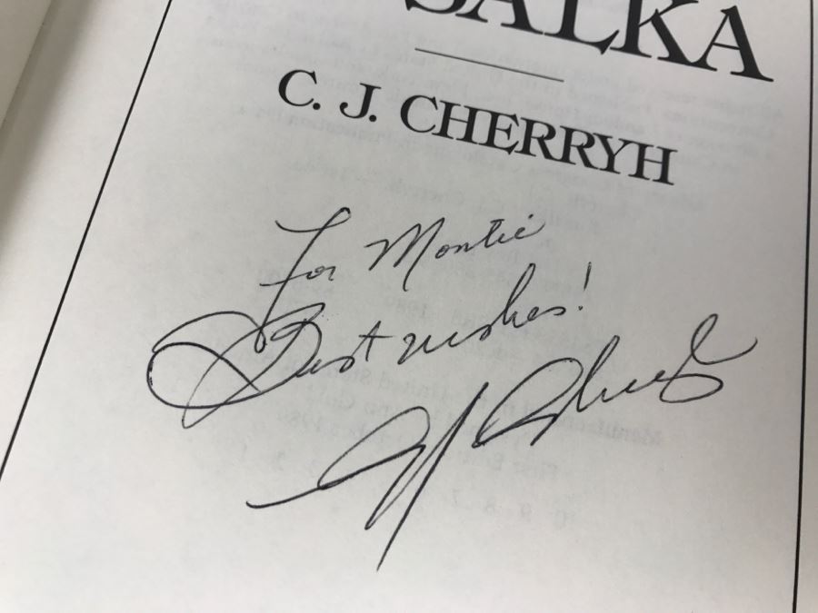 Signed First Edition 1989 Hardcover Book Rusalka By C.J. Cherryh [Photo 7]