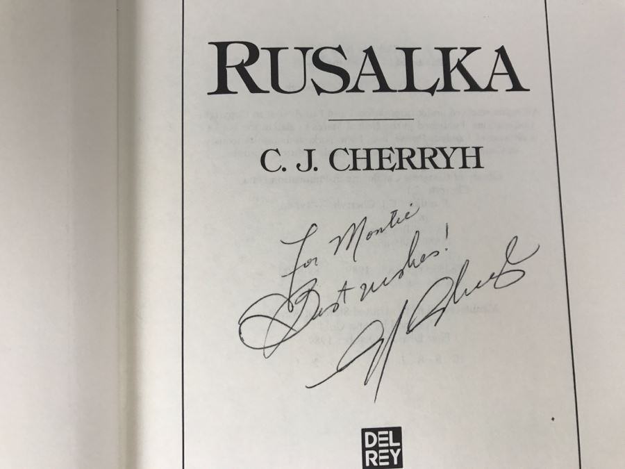 Signed First Edition 1989 Hardcover Book Rusalka By C.J. Cherryh [Photo 6]