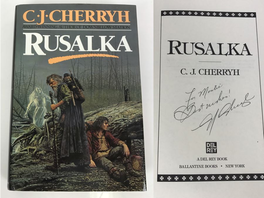 Signed First Edition 1989 Hardcover Book Rusalka By C.J. Cherryh