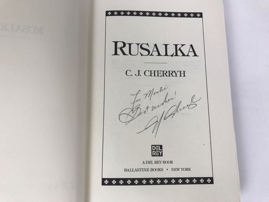 Signed First Edition 1989 Hardcover Book Rusalka By C.J. Cherryh [Photo 5]