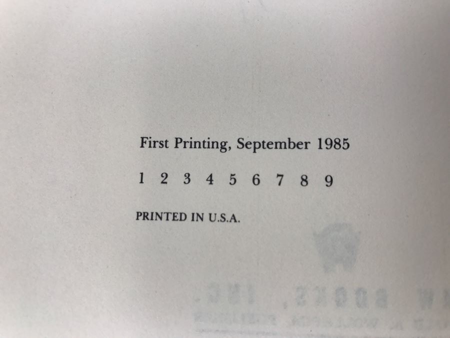 Signed First Printing 1985 Hardcover Book Angel With The Sword By C.J. Cherryh [Photo 9]