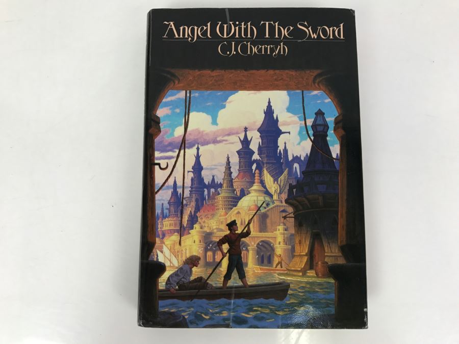 Signed First Printing 1985 Hardcover Book Angel With The Sword By C.J. Cherryh [Photo 2]