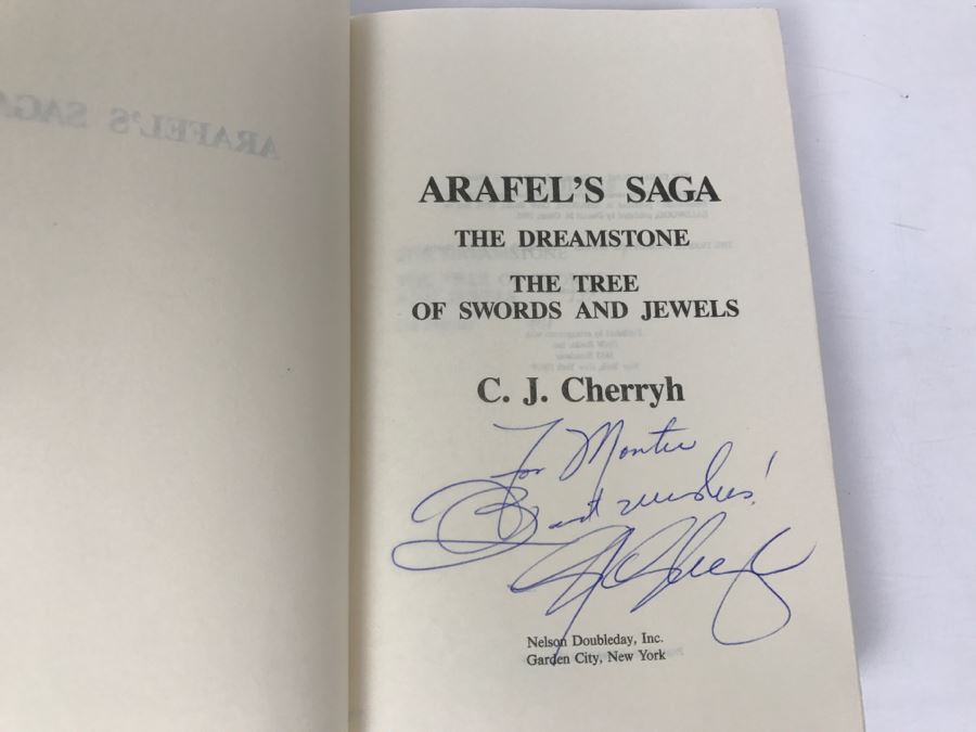 Signed Hardcover Book The Dreamstone By C.J. Cherryh [Photo 5]