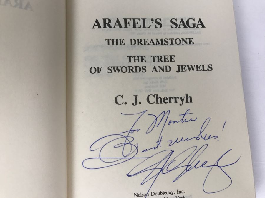 Signed Hardcover Book The Dreamstone By C.J. Cherryh [Photo 6]