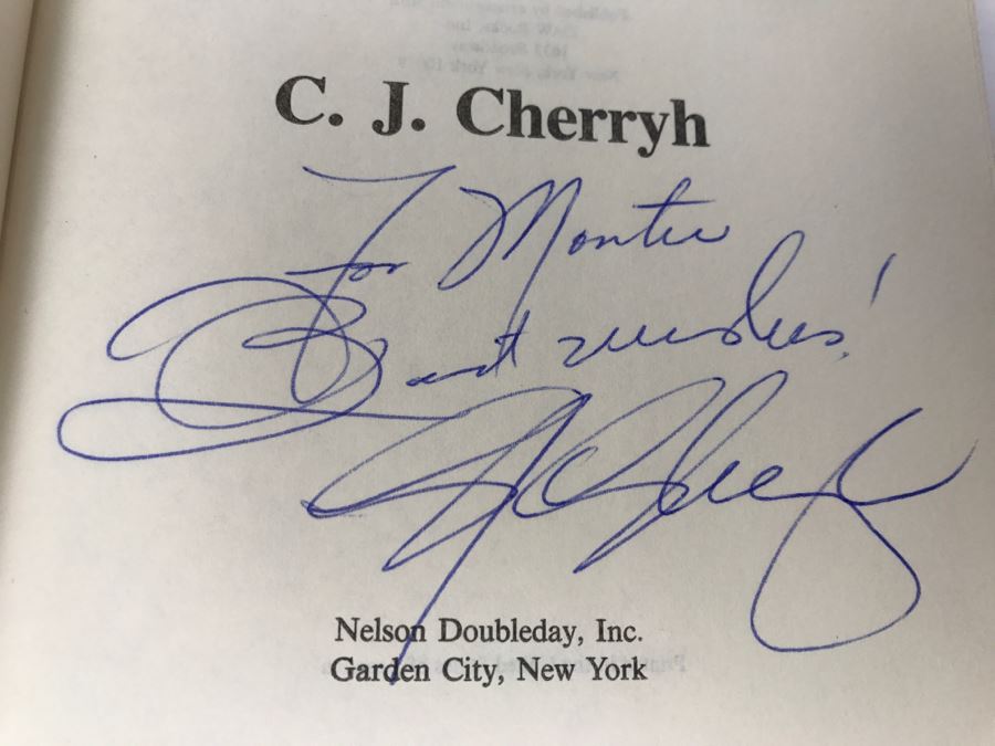 Signed Hardcover Book The Dreamstone By C.J. Cherryh [Photo 7]