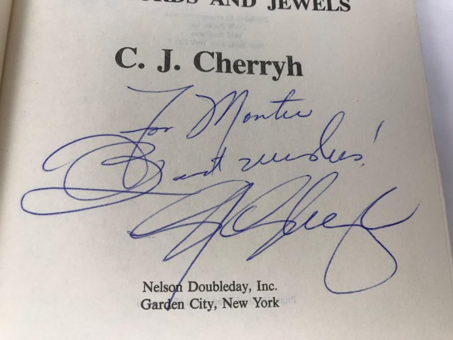 Signed Hardcover Book The Dreamstone By C.J. Cherryh [Photo 8]